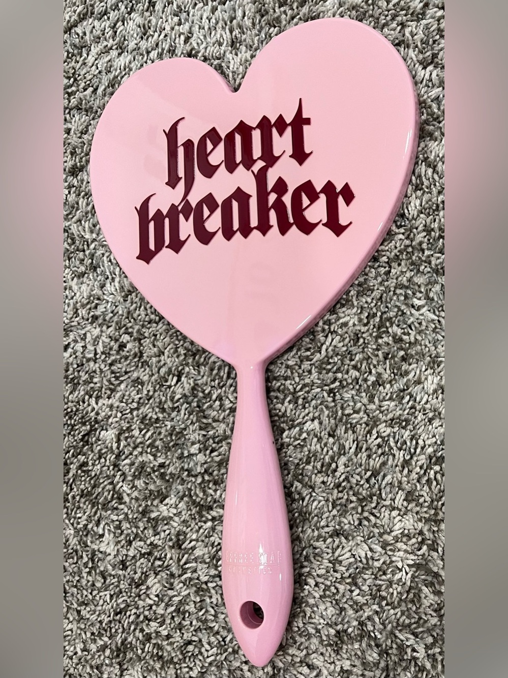 Pink Jeffree Star heartbreaker mirror